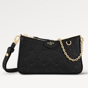 Louis Vuitton black cross body “easy pouch on strap”